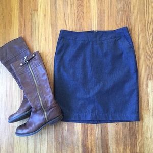Merona dressy denim skirt. Size 6